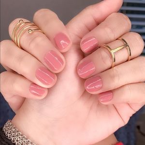 Color Street, No Way Jose, a pale dusty creme pink nail strips.